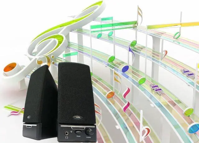 Alt view image 10 of 19 - Cyber Acoustics CA-2014 multimedia desktop computer speakers - NEW