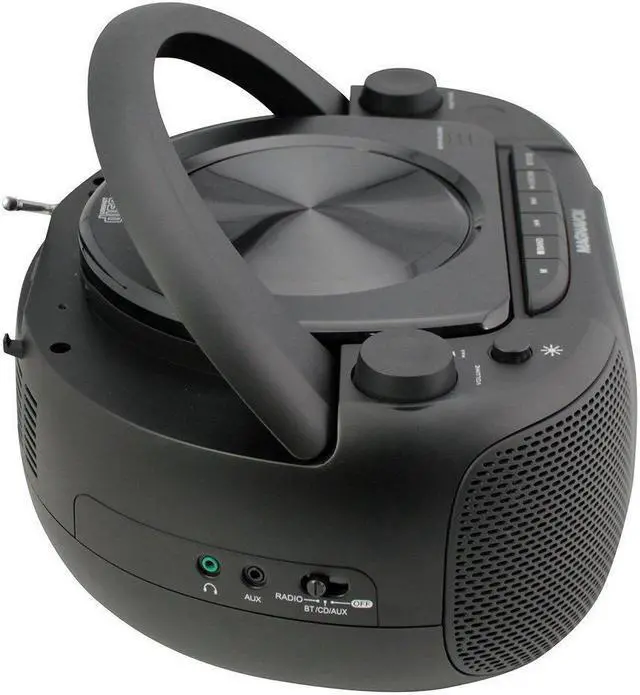 Alt view image 7 of 7 - MAGNAVOX PTMV6972 CD Boombox with Digital PLL AM/FM Stereo Radio and Bluetooth MD6972