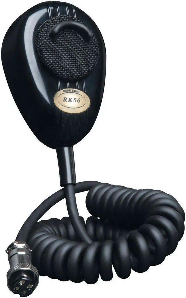 Alt view image 12 of 14 - 4-Pin Dynamic Noise Canceling CB Microphone  Black Boxed Pkg