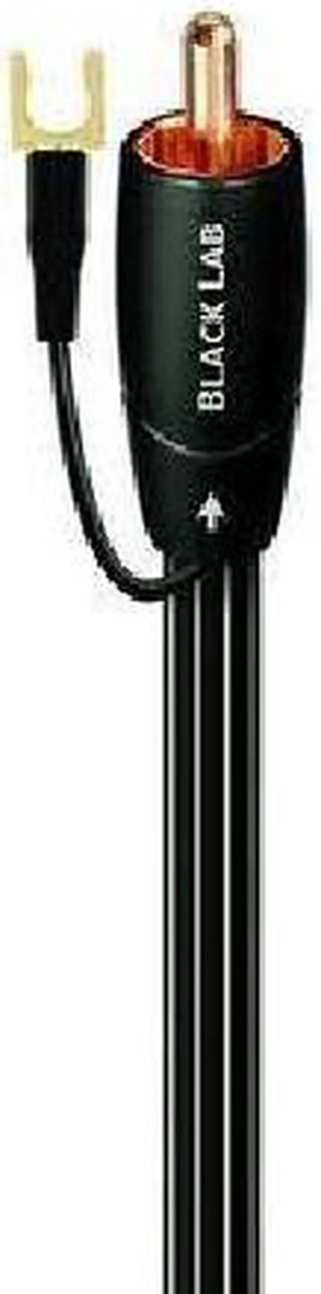 Alt view image 2 of 6 - AudioQuest Black Lab RCA Male to RCA Male Subwoofer Cable - 39.37 ft. (12m)