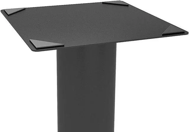 Alt view image 6 of 10 - Atlantic Speaker Stands for Bookshelf Speakers up to 20 lbs - Pair (Black)