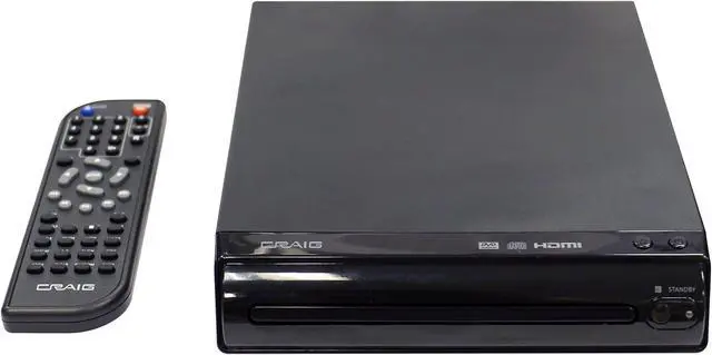 Alt view image 9 of 17 - CRAIG CVD401A Compact HDMI DVD Player with Remote in Black