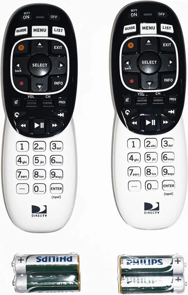Alt view image 3 of 8 - 2 Pack - DIRECTV RC73 IR/RF Remote Control