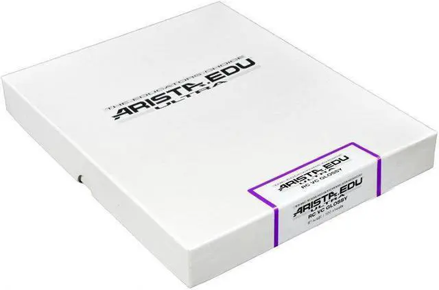 Main image of Arista EDU Ultra VC RC Black & White Photographic Paper, Glossy 8x10, 100 Sheets 8 x 10