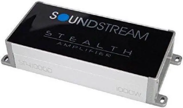 Alt view image 9 of 14 - Soundstream ST4.1000DB  Stealth Series 1,000w Class D 4ch. Amplifier