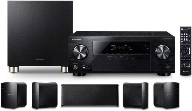 Alt view image 3 of 6 - Pioneer HTP-074 5.1 Channel Home Theater Package, Black Speaker Set Receiver