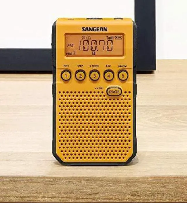 Alt view image 10 of 14 - Sangean - DT-800YL - Sangean DT-800YL Weather & Alert Radio - with Weather Disaster, Child Abduction Emergency (Amber