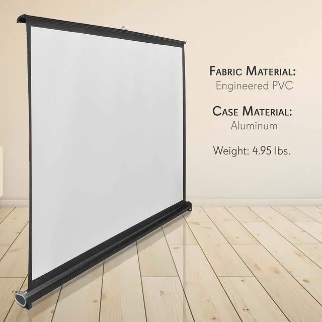 Alt view image 8 of 13 - Pyle PRJTP53 50 in. Projector Viewing Display Screen