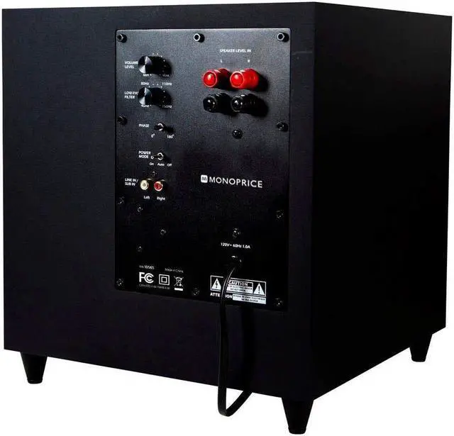 Alt view image 8 of 20 - Monoprice Premium 5.1-Channel Home Theater System with Subwoofer