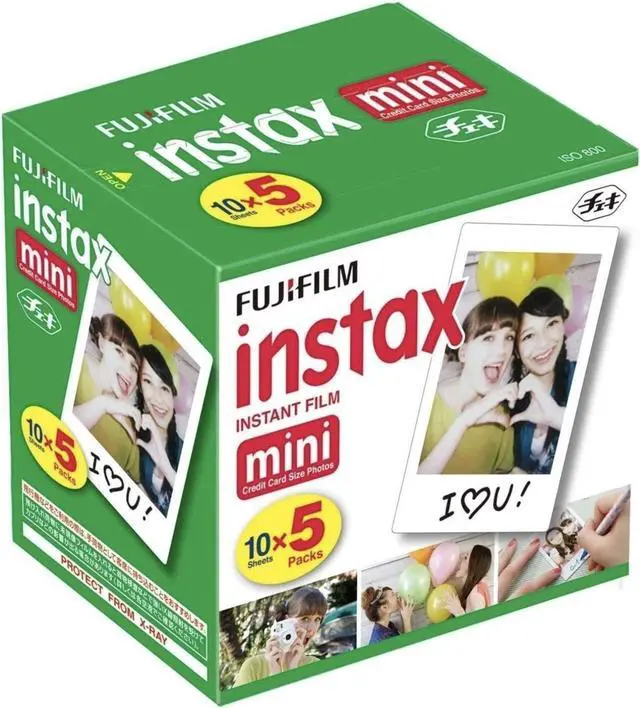Alt view image 2 of 12 - Fujifilm Instax Mini Instant Film, 10 Sheets5 Pack(Total 50 Shoots)