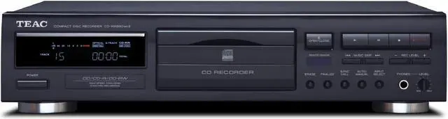 Alt view image 8 of 8 - TEAC CD-RW890MK2-B CD Recorder With Remote (Black)