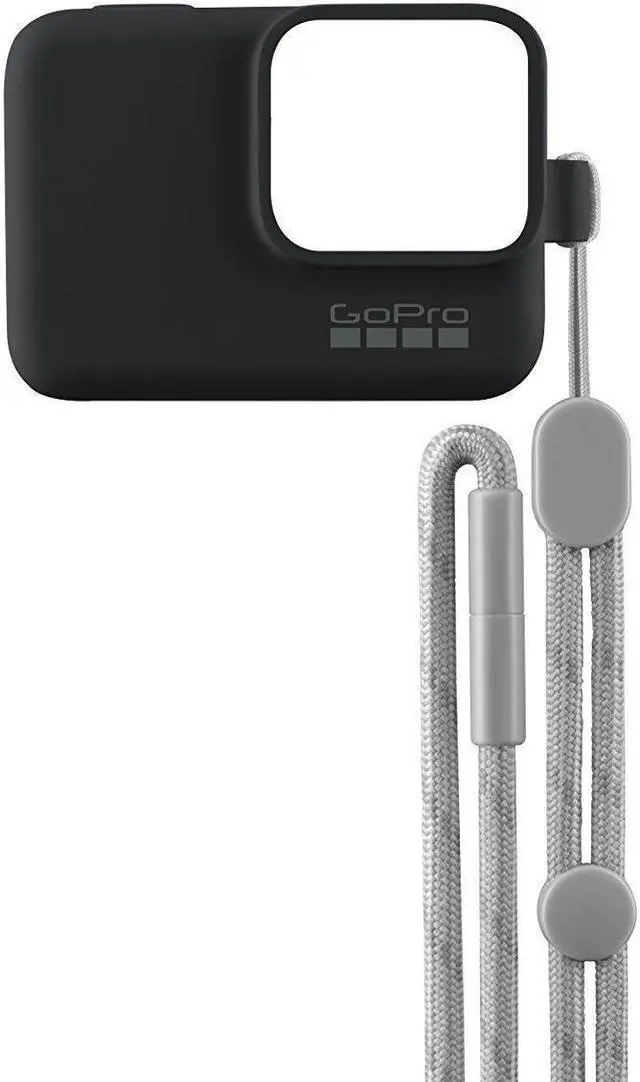 Alt view image 5 of 8 - GoPro Sleeve & Lanyard for HERO6 Black, HERO5 Black & HERO (2018) Cameras, Black