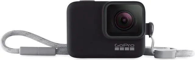 Main image of GoPro Sleeve & Lanyard for HERO6 Black, HERO5 Black & HERO (2018) Cameras, Black