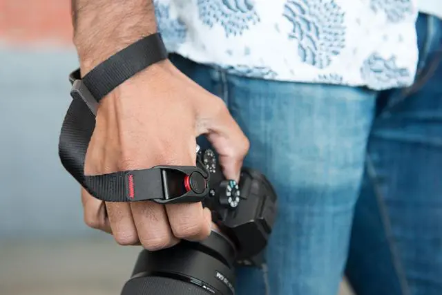 Alt view image 13 of 20 - Peak Design Cuff Camera Binocular Wrist Strap with Micro Anchor Connectors (Black) CF-BL-3