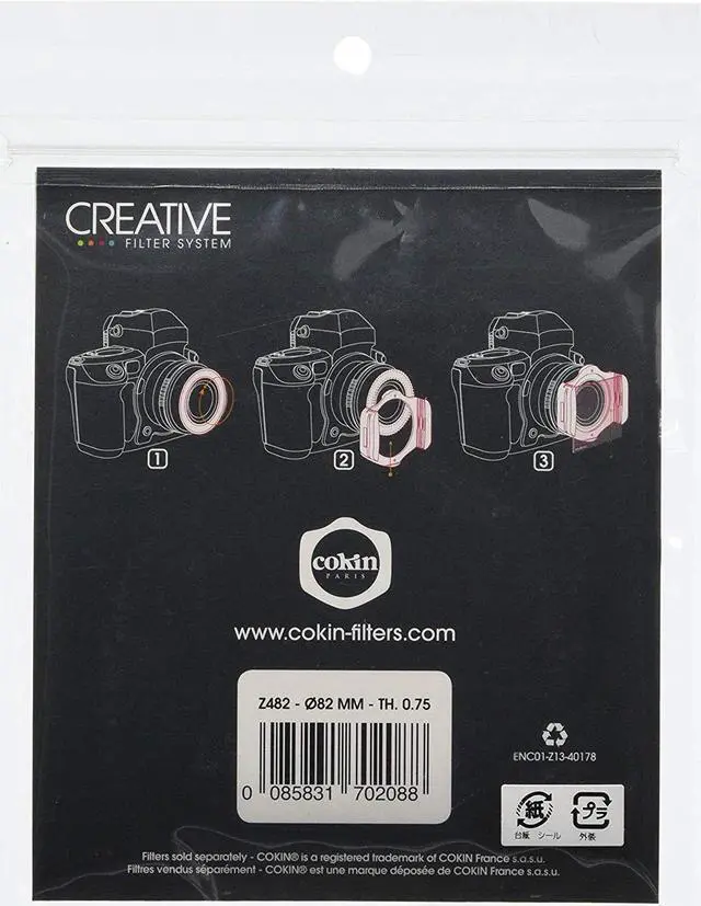 Alt view image 7 of 8 - Cokin 82mm Lens Thread to Z-Pro Series Filter Holder Adaptor Ring #Z482