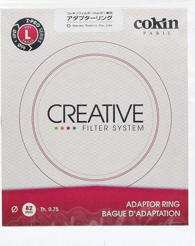 Alt view image 6 of 8 - Cokin 82mm Lens Thread to Z-Pro Series Filter Holder Adaptor Ring #Z482