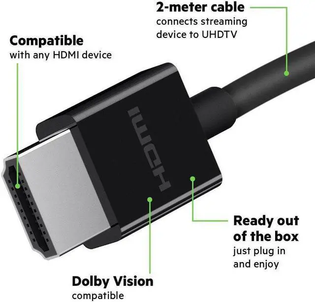 Alt view image 10 of 20 - Belkin HDMI Audio/Video Cable