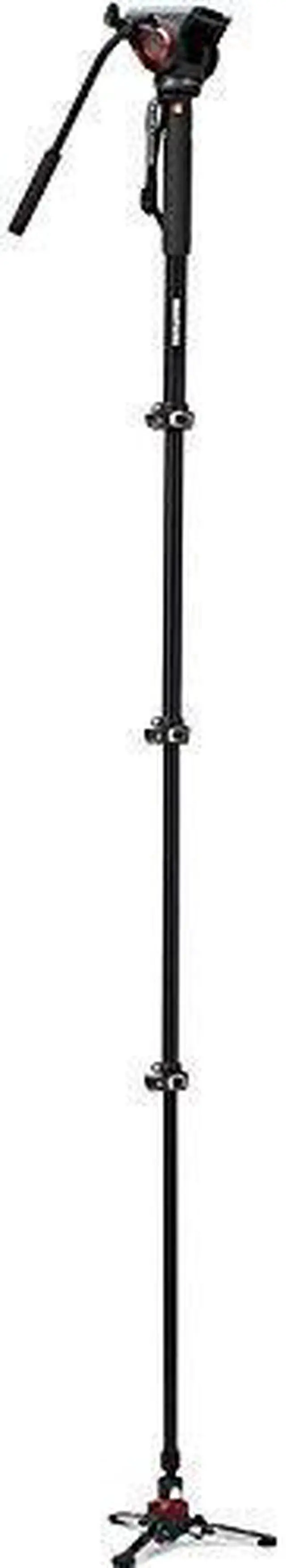 Alt view image 10 of 20 - Manfrotto Xpro Aluminum Video Monopod 4 Section