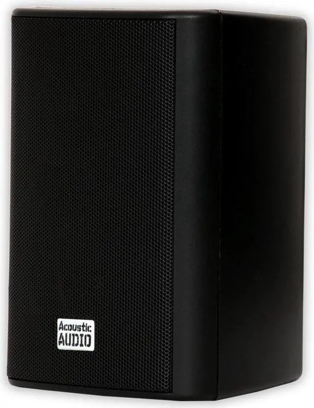 Alt view image 9 of 13 - Acoustic Audio by Goldwood AA351B 2 Way High Performance Indoor Outdoor 500W Speakers with Powerful Bass (1 Pair, Black)