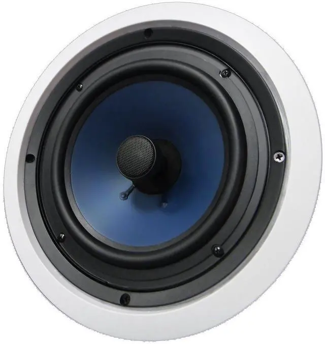 Alt view image 8 of 15 - 82C Silver Ticket 8" 120-Watt 2-Way In-Ceiling Speaker with Pivoting Tweeter (1 Speaker, White)