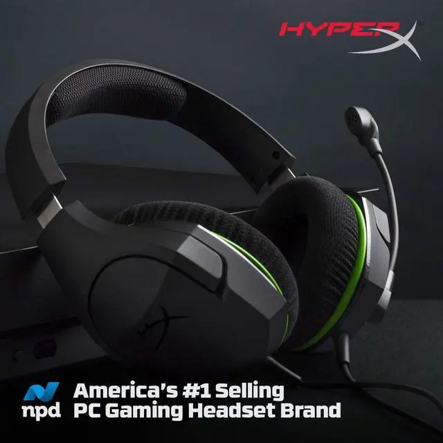 Alt view image 7 of 20 - HyperX CloudX Stinger Core - Gaming Headset - Official Xbox Licensed Headset with Mic, Xbox One, PC, PUBG, Fortnite, Crackdown, (HX-HSCSCX-BK)