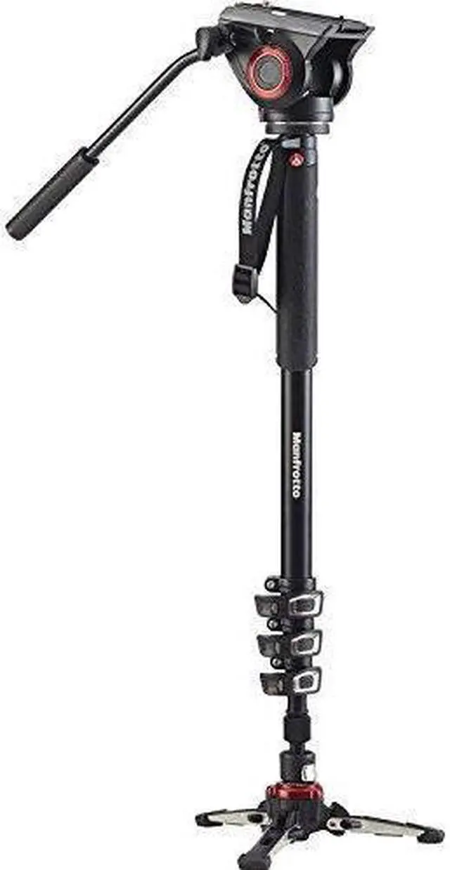 Alt view image 8 of 20 - Manfrotto Xpro Aluminum Video Monopod 4 Section