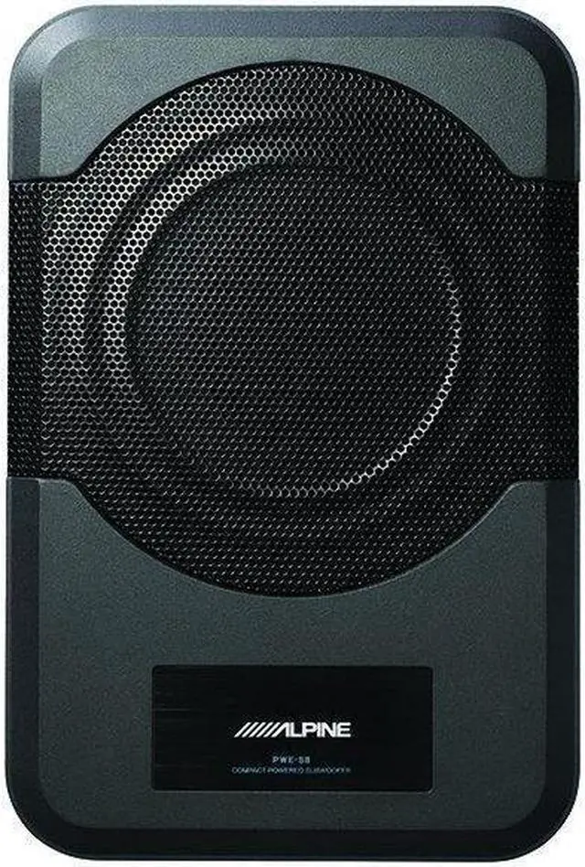 Alt view image 3 of 6 - Alpine PWE-S8 High-Performance Quad-Coil Subwoofer System(COMPACT POWERED SUBWOOFER)
