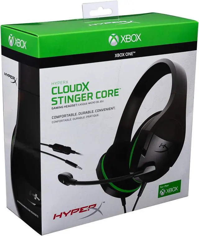 Alt view image 9 of 20 - HyperX CloudX Stinger Core - Gaming Headset - Official Xbox Licensed Headset with Mic, Xbox One, PC, PUBG, Fortnite, Crackdown, (HX-HSCSCX-BK)