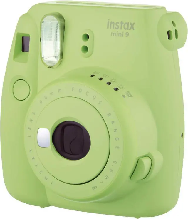 Alt view image 9 of 15 - Fujifilm Instax Mini 9 Instant Camera - Lime Green