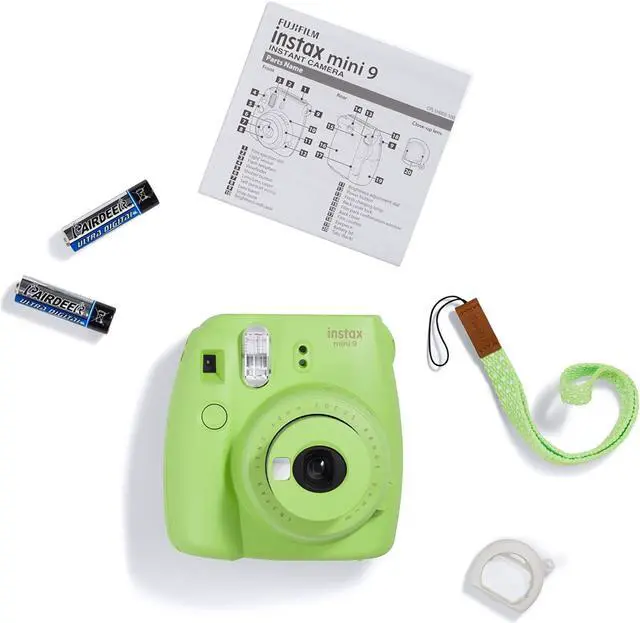 Alt view image 12 of 15 - Fujifilm Instax Mini 9 Instant Camera - Lime Green