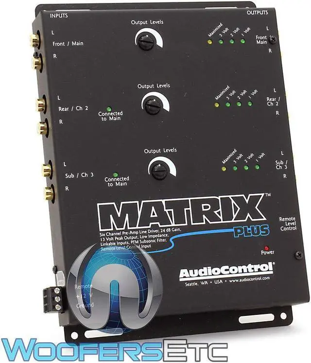 Alt view image 6 of 20 - Audiocontrol MATRIX PLUS 6-channel Line Driver