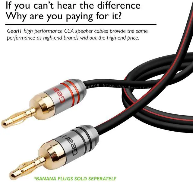 Alt view image 7 of 11 - 16 Gauge Speaker Wire, GearIT 200 ft 16AWG for Home Theater and Car Audio Installation High Quality Speaker Wires, Black