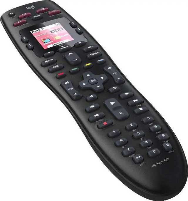 Alt view image 4 of 18 - Logitech Harmony 665 Advanced Infrared Universal Remote Control