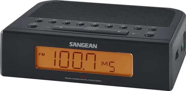 Alt view image 8 of 17 - Sangean AM FM Digit Tuning Clock Radio