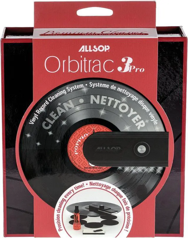 Alt view image 7 of 12 - Orbitrac 3 Pro Vinyl Record Cleaning Kit