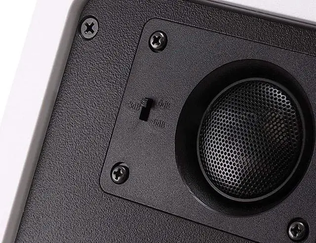 Alt view image 11 of 13 - Monoprice 2-Way Fiber In-Wall Speakers - 8 Inch (Pair) Titanium Silk Dome Tweeters - Caliber Series