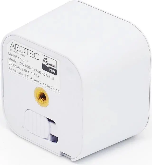 Alt view image 13 of 14 - Aeotec Multisensor 6, Z-Wave Plus 6-in1 motion, temperature, humidity, light, UV, vibration sensor