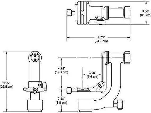 Alt view image 5 of 15 - Wimberley WH-200 Gimbal Tripod Head II with Quick Release Base #WH200