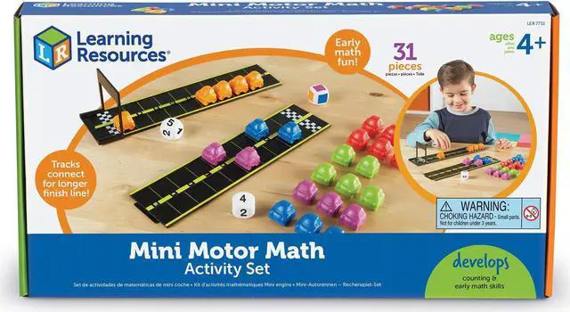 Alt view image 11 of 20 - Mini Motor Math Activity Set Age 4+ Ast