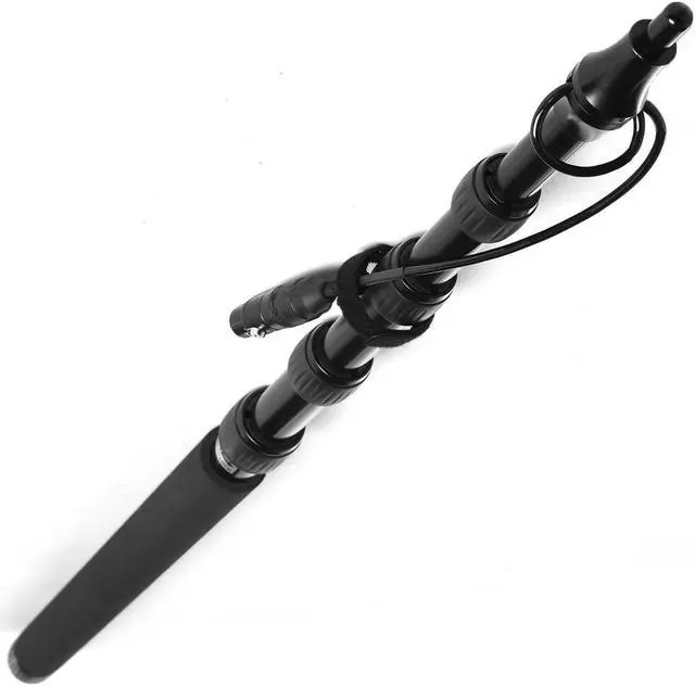 Alt view image 9 of 16 - LyxPro MPL-20 Professional Boom pole with Internal Cable for Shotgun Microphones