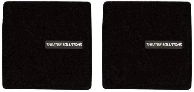 Alt view image 7 of 11 - Theater Solutions TS30B Mountable Indoor Speakers Black Bookshelf Pair