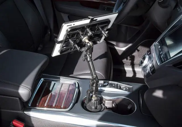 Alt view image 13 of 20 - Mount-It! Car Cup Holder Ipad Tablet Stand | 11" Max Screen Size