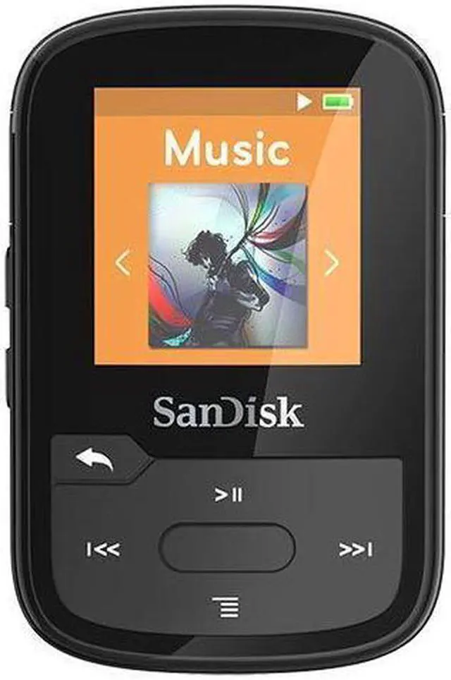Alt view image 5 of 16 - SanDisk Clip Sport Plus 16 GB Flash MP3 Player - Black