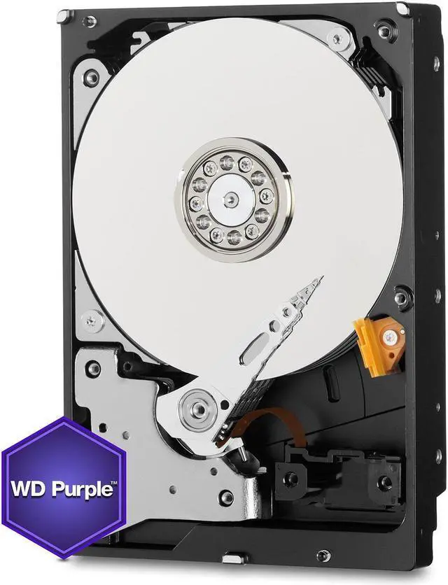 Alt view image 3 of 8 - WD Purple 2TB Surveillance Hard Disk Drive - 5400 RPM Class SATA 6 Gb/s 64MB Cache 3.5 Inch - WD20PURX [Old Version]