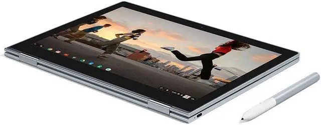 Alt view image 18 of 20 - Google Pixelbook 12.3" Touchscreen LCD 2 in 1 Chromebook - Intel Core i7 (7th Gen) i7-7Y75 Dual-core (2 Core) 1.30 GHz - 16 GB - 512 GB SSD - Chrome OS (English) - 2400 x 1600 - Convertible - Silver