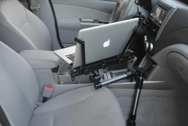Alt view image 15 of 17 - *Bundle Deal* Mobotron MS-526-SS Heavy-Duty Car SUV iPad Notebook Laptop Mount Holder Stand + Mobotron SS-104 Screen Stabilizer