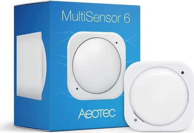 Alt view image 8 of 14 - Aeotec Multisensor 6, Z-Wave Plus 6-in1 motion, temperature, humidity, light, UV, vibration sensor