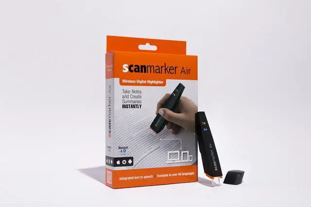 Alt view image 7 of 13 - Scanmarker Air Pen Scanner - OCR Digital Highlighter and Reading Pen - Wireless (Mac Win iOS Android)