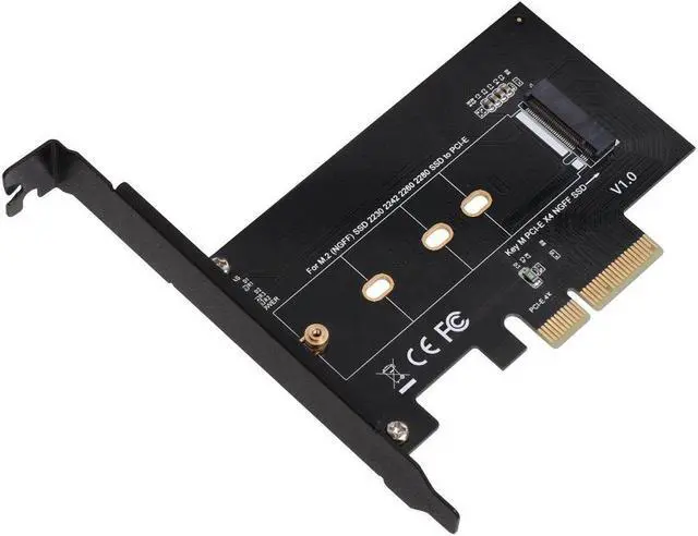 Alt view image 8 of 20 - ADDS ONE M.2 PCIE SSD (M KEY, NVME, AHCI) TO YOUR PCIE EQUIPPED DESKTOP COMPUTER