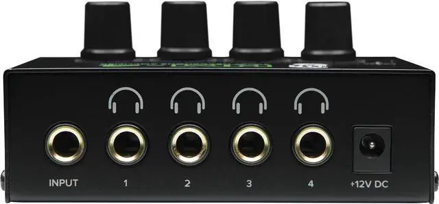 Alt view image 11 of 19 - Mackie HM-4, 4-Way Headphone Amplifier